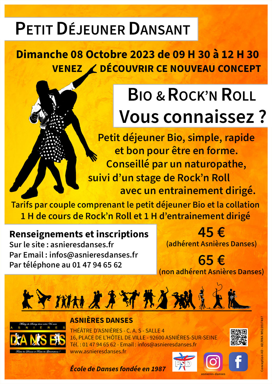 stages asnieres danses