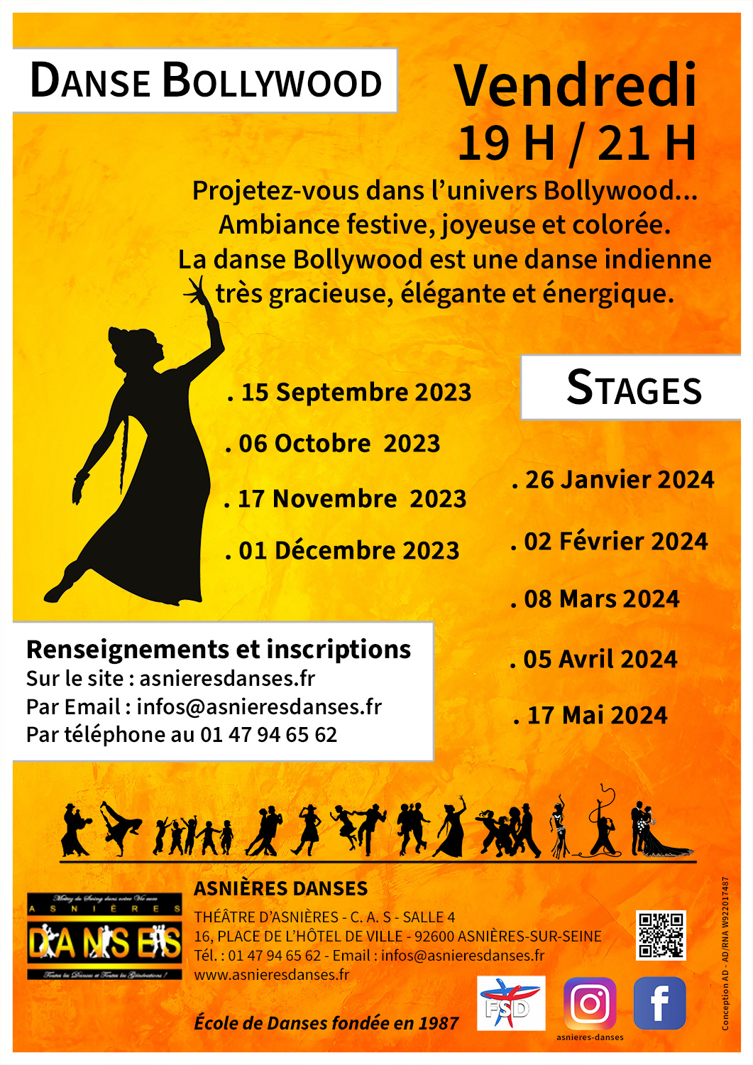 stages asnières danses